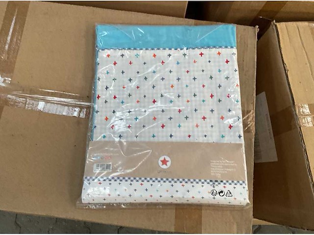 Partij lief dekbedovertrek + 1 kussensloop - blauw (60x) - afbeelding 3 van  5