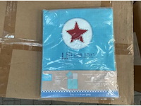 Partij lief dekbedovertrek + 1 kussensloop - blauw (70x) - afbeelding 1 van  5