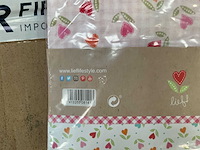 Partij lief dekbedovertrek + 1 kussensloop - roze (20x) - afbeelding 3 van  5