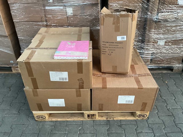 Partij lief dekbedovertrek + 1 kussensloop - roze (20x) - afbeelding 3 van  5