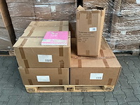 Partij lief dekbedovertrek + 1 kussensloop - roze (20x) - afbeelding 3 van  5