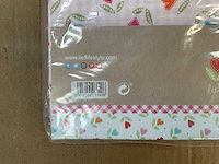 Partij lief dekbedovertrek + 1 kussensloop - roze (20x) - afbeelding 4 van  5