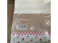 Partij lief ledikantlaken roze/wit - 2 stuks (25x) - afbeelding 5 van  5