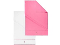 Partij lief ledikantlaken roze/wit - 2 stuks (45x) - afbeelding 5 van  5