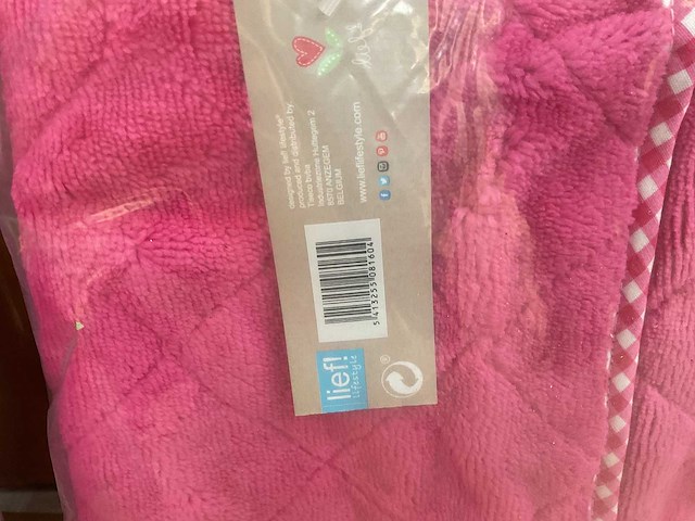 Partij lief slaapzakken rood (50x) - afbeelding 4 van  4