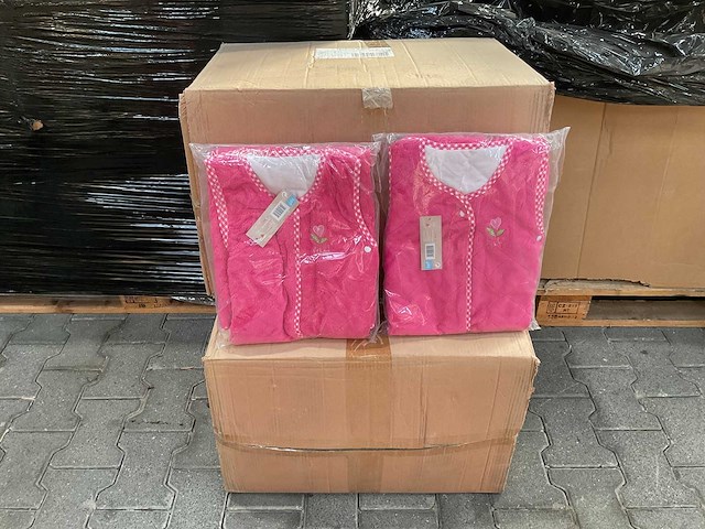 Partij lief slaapzakken rood (50x) - afbeelding 2 van  4