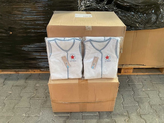 Partij lief slaapzakken wit (50x) - afbeelding 2 van  4