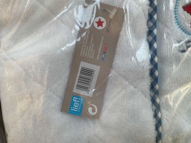 Partij lief slaapzakken wit (50x) - afbeelding 1 van  1