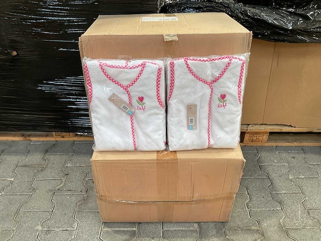 Partij lief slaapzakken wit (50x) - afbeelding 2 van  4