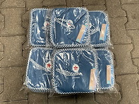 Partij lief spuugdoeken blauw (100x) - afbeelding 2 van  4