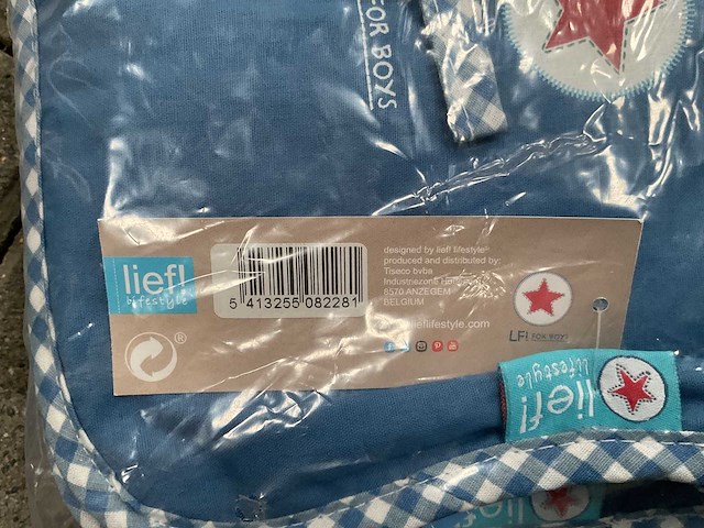 Partij lief spuugdoeken blauw (100x) - afbeelding 2 van  4