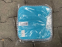 Partij lief spuugdoeken turquoise (100x) - afbeelding 4 van  4