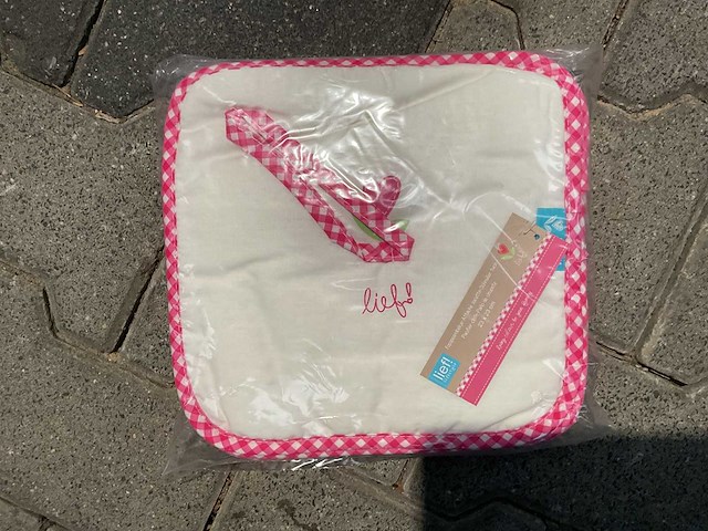 Partij lief spuugdoeken wit (100x) - afbeelding 4 van  4