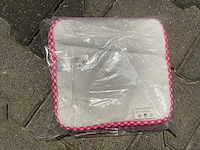 Partij lief spuugdoeken wit (100x) - afbeelding 2 van  4