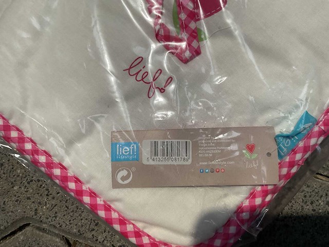 Partij lief spuugdoeken wit (100x) - afbeelding 3 van  4