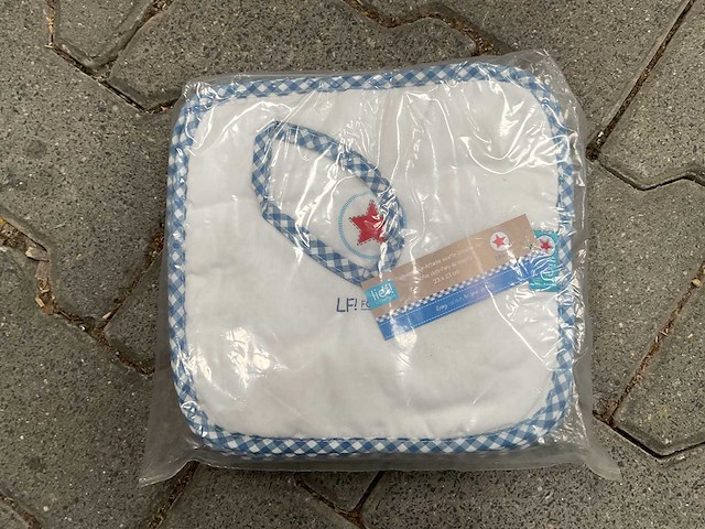 Partij lief spuugdoeken wit (100x) - afbeelding 1 van  4