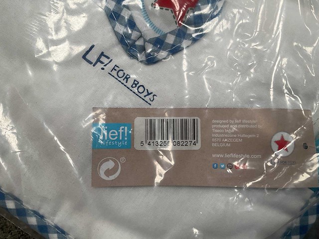 Partij lief spuugdoeken wit (100x) - afbeelding 3 van  4