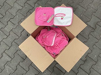 Partij lief spuugdoeken wit/roze (25x) - afbeelding 4 van  4