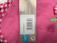 Partij lief spuugdoeken wit/roze (25x) - afbeelding 3 van  4