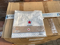 Partij lief wieglaken blauw/wit - 2 stuks (10x) - afbeelding 2 van  4