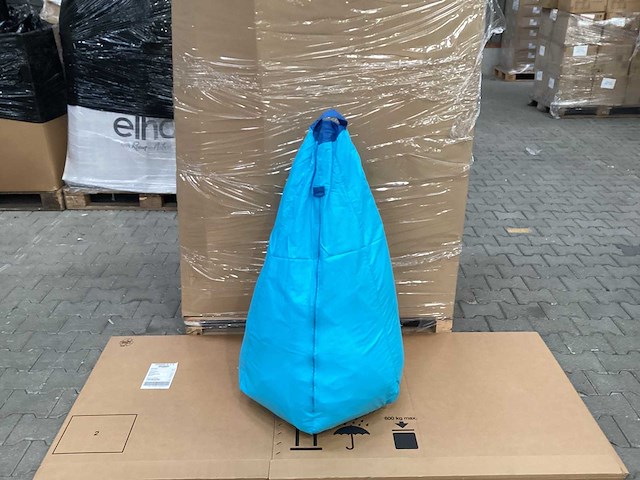 Partij lief zitzak - blauw (10x) - afbeelding 6 van  6