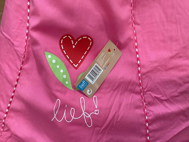 Partij lief zitzak - roze (10x) - afbeelding 4 van  4