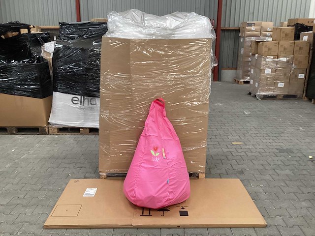 Partij lief zitzak - roze (10x) - afbeelding 2 van  3