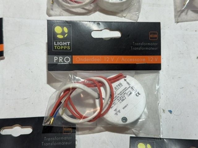 Partij light topps transformatoren elektrisch rond 60va klein - afbeelding 3 van  4