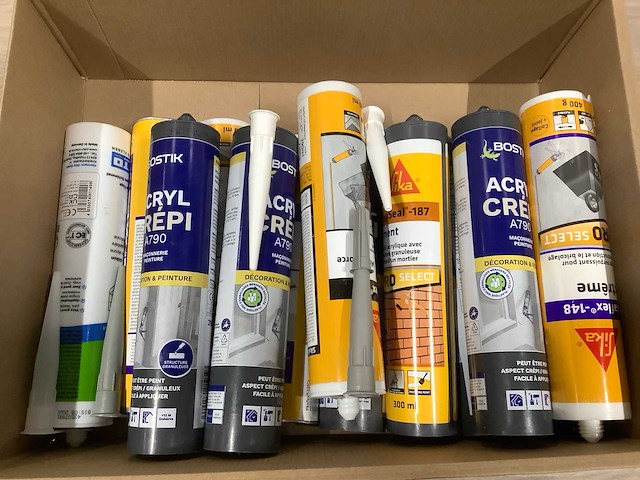 Partij lijm & kit (13x) - afbeelding 1 van  1