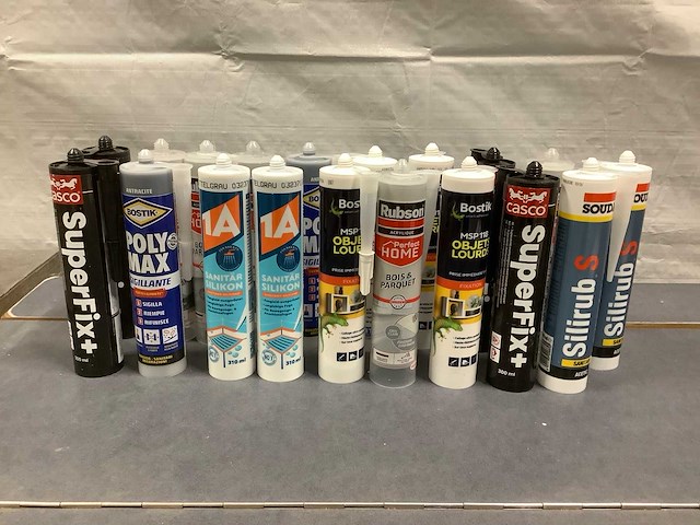 Partij lijm & kit (20x) - afbeelding 1 van  2