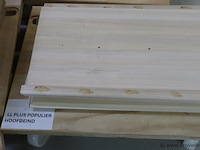 Partij linalite® hout (onderdelen uitvaartkisten), diverse soorten o.a. ll plus eiken/vuren/populier hoofeind & zijkanten - afbeelding 17 van  30