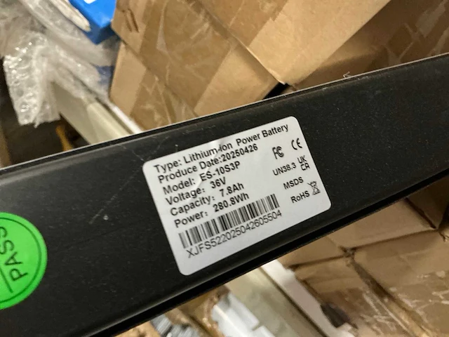 Partij lithium-ion power battery (36x) - afbeelding 9 van  11