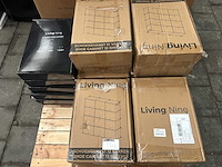 Partij living nine schoenenkasten 12 vakken en fitness hoelahoeps - afbeelding 1 van  5