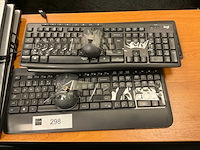 Partij logitech / hp toetsenborden en muizen - afbeelding 2 van  4