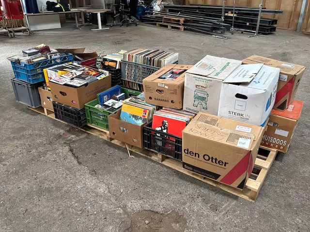 Partij lp’s, dvd’s en cd’s. - afbeelding 1 van  5