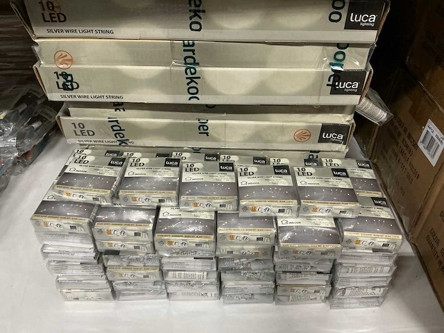 Partij luca lighting 10led silver wire light string 1m (475x) - afbeelding 1 van  3