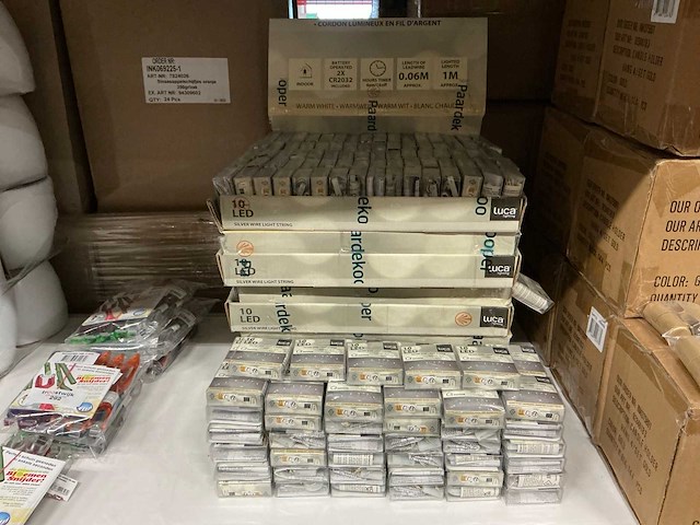 Partij luca lighting 10led silver wire light string 1m (475x) - afbeelding 2 van  3