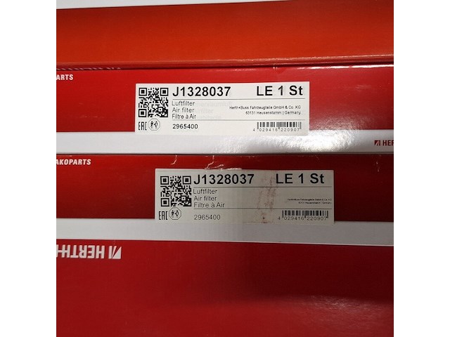 Partij lucht, interieur, brandstof & olie filters, o.a. jakoparts - afbeelding 13 van  56