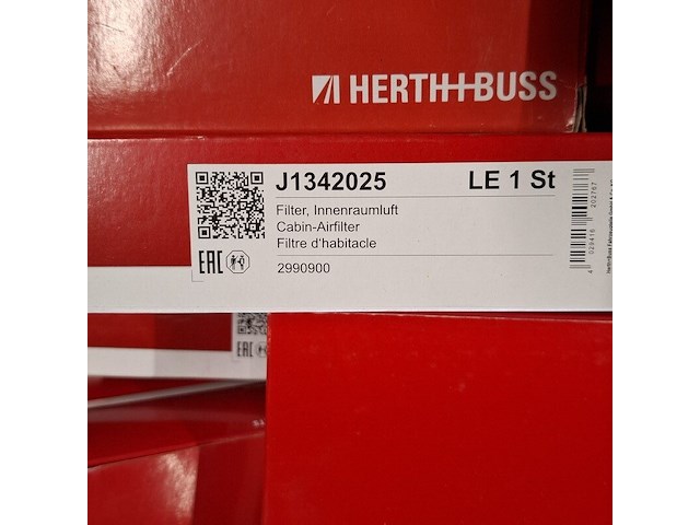 Partij lucht, interieur, brandstof & olie filters, o.a. jakoparts - afbeelding 27 van  56