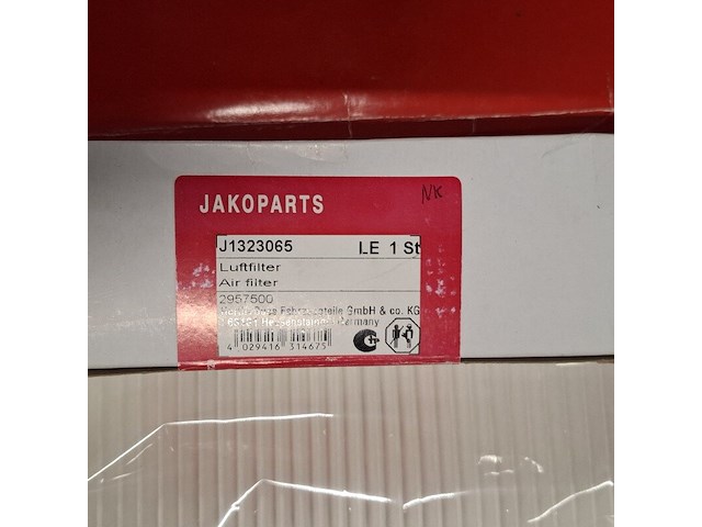 Partij lucht, interieur, brandstof & olie filters, o.a. jakoparts - afbeelding 28 van  56
