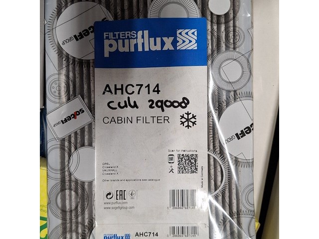 Partij lucht, interieur, brandstof & olie filters, o.a. jakoparts - afbeelding 49 van  56