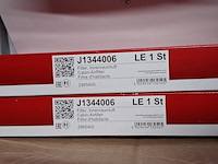 Partij lucht, interieur, brandstof & olie filters, o.a. jakoparts - afbeelding 25 van  56