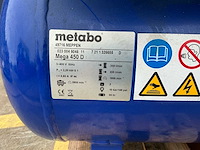 Partij luchtcompressoren - metabo mega 450 - creemers csg 200/60k - afbeelding 2 van  14