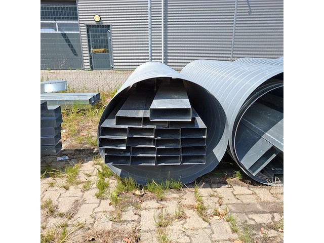 Partij luchtkanaal buismateriaal en toebehoren - afbeelding 2 van  26