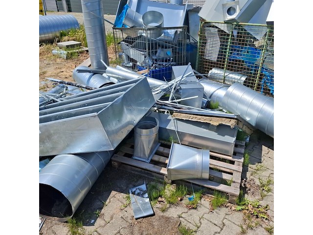 Partij luchtkanaal buismateriaal en toebehoren - afbeelding 9 van  20