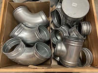 Partij luchtkanaal hulpstukken - afbeelding 2 van  3