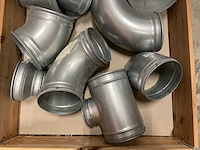 Partij luchtkanaal hulpstukken - afbeelding 2 van  3