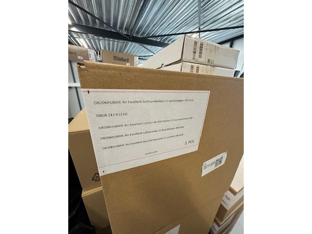 Partij luchtverdeelkast en toebehoren, 200 serie, grijs - afbeelding 2 van  11