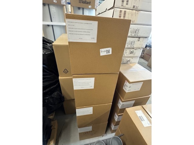 Partij luchtverdeelkast en toebehoren, 200 serie, grijs - afbeelding 8 van  11