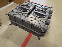 Partij luchtverdeelkast en toebehoren, 200 serie, grijs - afbeelding 9 van  11